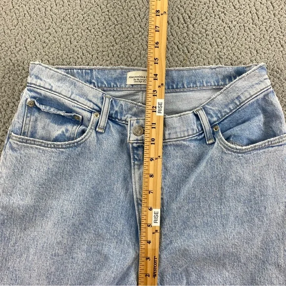 Abercrombie & Fitch The 90's Straight Ultra High Rise Jeans  |   Size:  31/12 XL - Picture 10 of 16